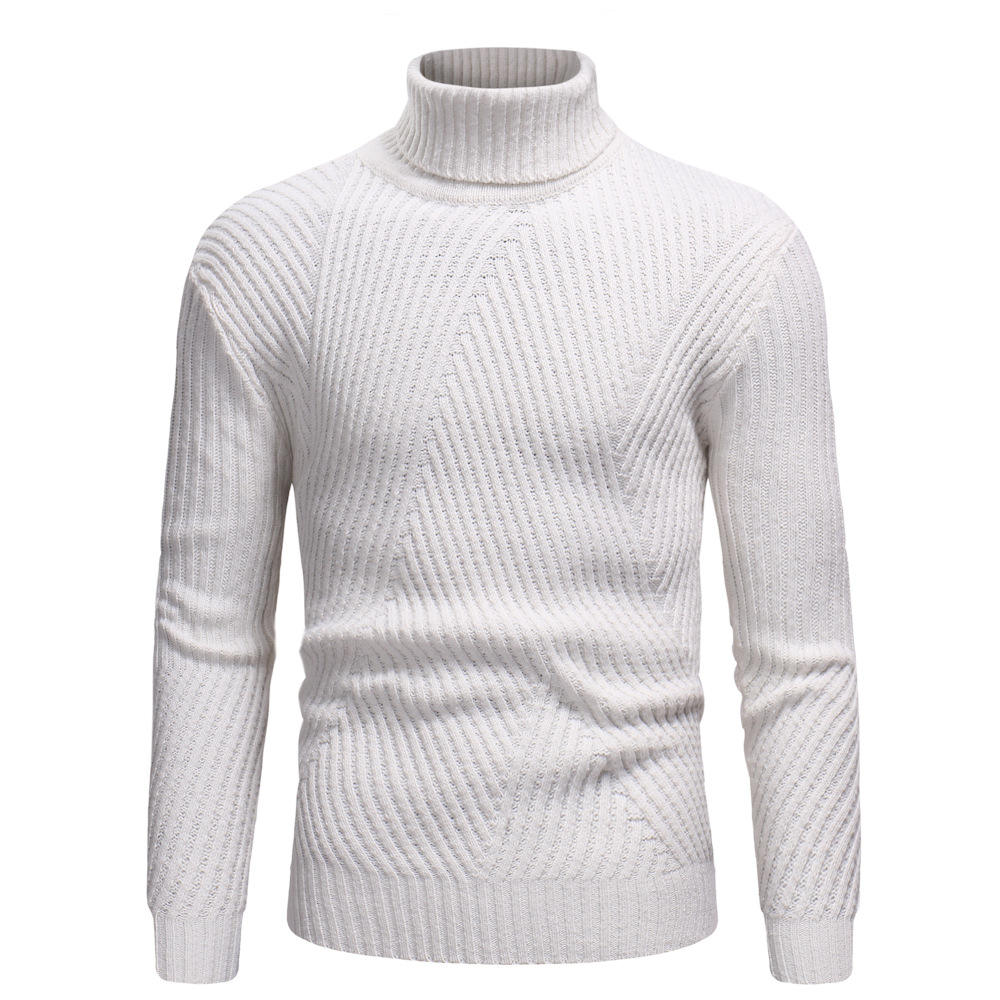 Men's Turtleneck  Knitted Pullover Sweater
