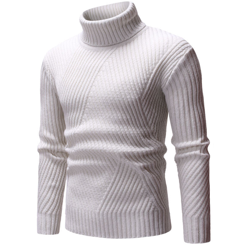 Men's Turtleneck  Knitted Pullover Sweater