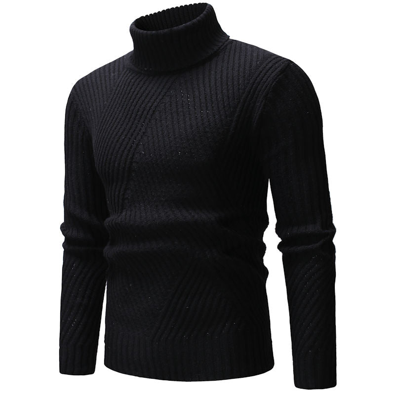Men's Turtleneck  Knitted Pullover Sweater