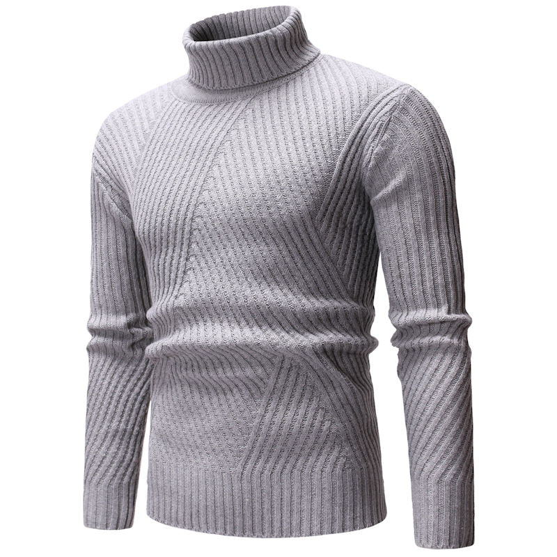 Men's Turtleneck  Knitted Pullover Sweater