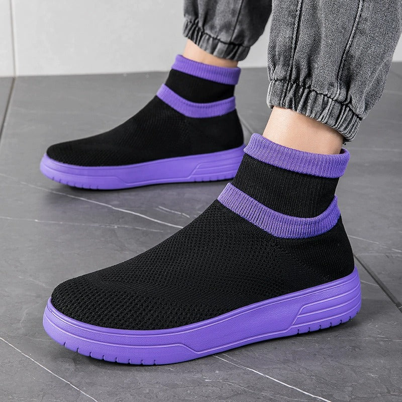 Durable Round Toe Comfortable Slip On Canvas Shoes